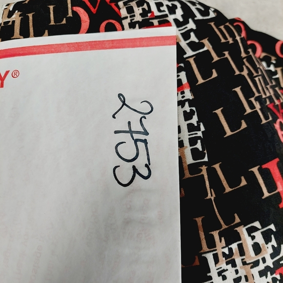 Jessica Simpson Chic Red and Black Graphic Print Midi Dress P2753 - Picture 7 of 7